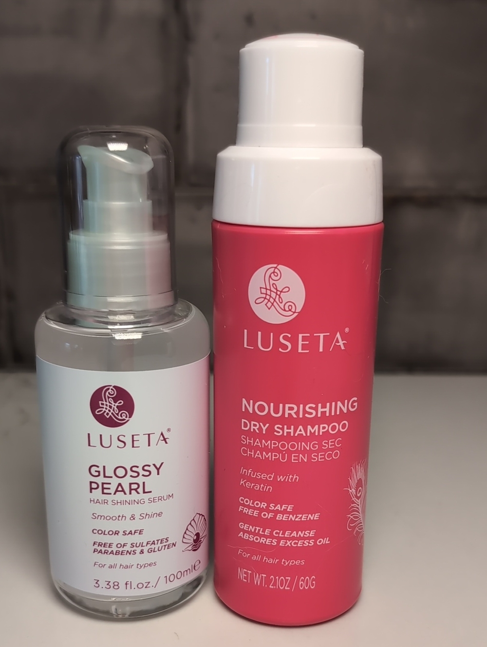 New Luseta Glossy Pearl Serum & Nourishing Dry Shampoo